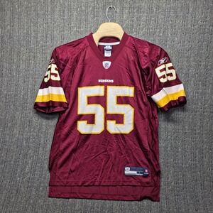 Reebok Washington Redskins Jason Taylor Jersey Mens Large Burgundy #55 NFL 2008